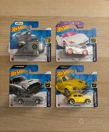 Lotto 4 hot wheels di vari film