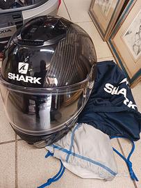 Casco Da Moto marca Shark in carbonio prati- nuovi