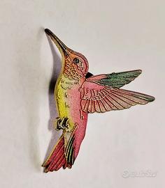 Spilla Colibrì,in metallo