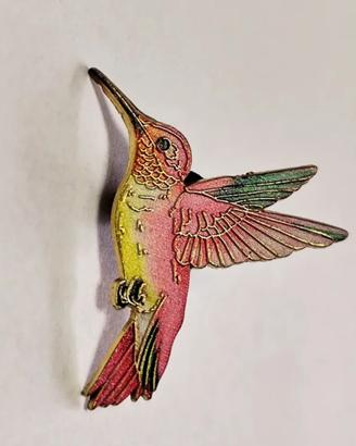 Spilla Colibrì,in metallo
