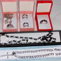bracciale anello collana orecchini 