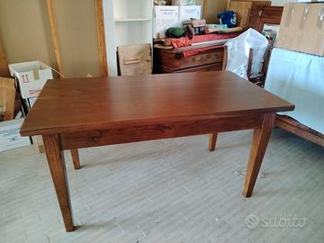 tavolo in rovere massello e 4 sedie