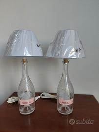 lampade artigianali bottiglie lavorate 