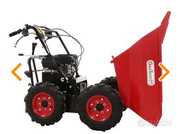 motocarriola con cassone ribaltabile