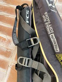 fcs cinghie portapacchi d-ring soft rack premium