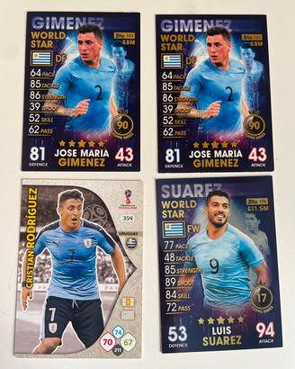 Lotto 4 Carte Uruguay