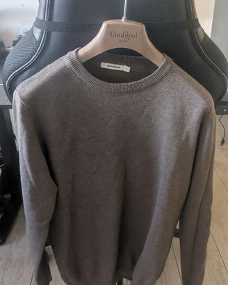 Maglione Sorbino grigio a girocollo - S