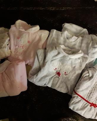 TUTE TUTINE VESTITO Neonato 3/6/9 mesi