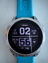 Garmin fenix 7 piu fascia cardio al braccio