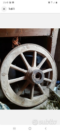 Ruota carro antica