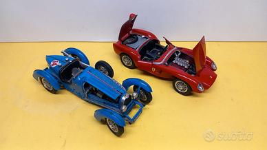 Coppia auto modelli Burago scala 1:18 - Ferrari 25