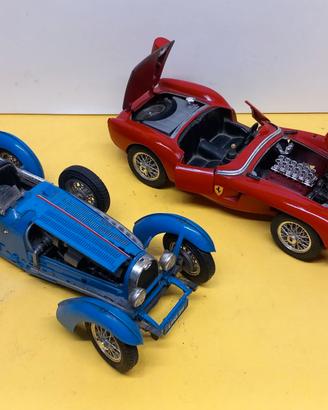 Coppia auto modelli Burago scala 1:18 - Ferrari 25