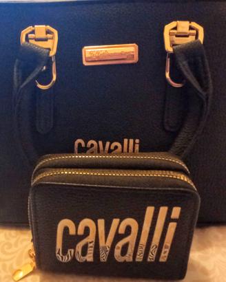 borsa con portafoglio Cavalli Class
