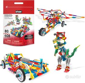 Basic Fun K’NEX Deluxe – Set Costruzioni 408 Pezzi