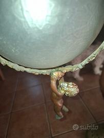 lampadario antico bronzo