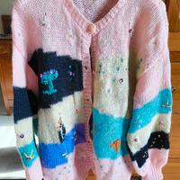 Caldo maglione da donna a manica lunga in lana
