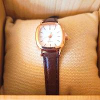 orologio da donna color oro e marrone