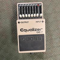 Pedale per chitarra BOSS Equalizer GE-7