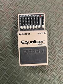 Pedale per chitarra BOSS Equalizer GE-7