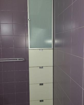 Mobiletto sospeso per il bagno