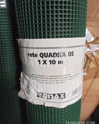 Rete polietilene verde 1*10 TENAX