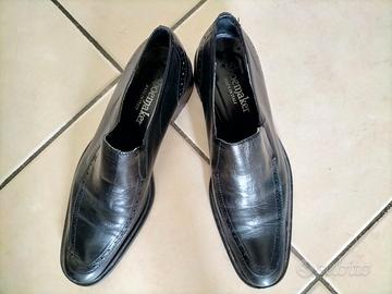 Scarpe pelle nera donna SHOEMAKER taglia 39