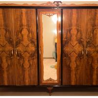 Camera da letto radica di noce chippendale borocco