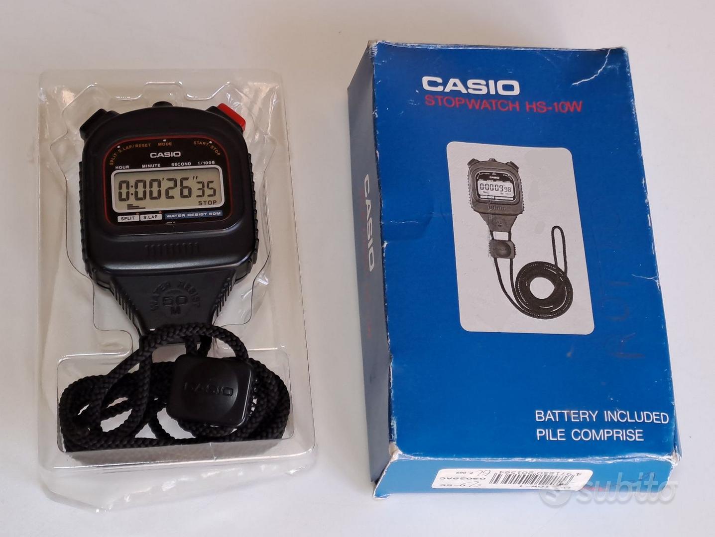 Crono Casio StopWatch HS-10W vintage come nuovo - Collezionismo In vendita  a Palermo