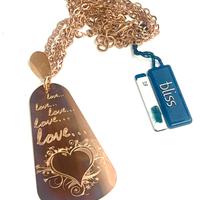Collana Bliss bronzo donna