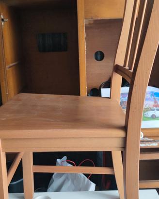 sedia in legno 