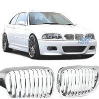 GRIGLIE BMW E46 COUPE CABRIO 99-03 LOOK M CROMATO