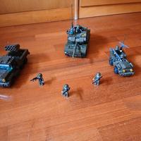 jeep militari in mattoncini