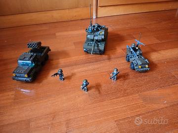 jeep militari in mattoncini