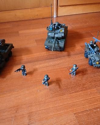 jeep militari in mattoncini