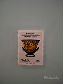 francobollo  Italia 600l