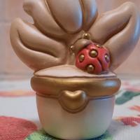 BOMBONIERA THUN TULIPANO CON COCCINELLA