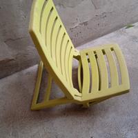 sedia plastica da mare spiaggia 