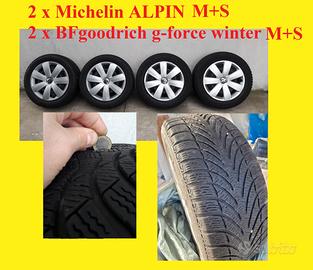 cerchi volkswagen + gomme invernali  M+S 205/55R16