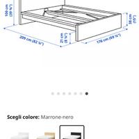 Letto ikea legno