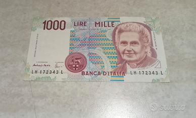 Banconota Di Maria Montessori serie LH 