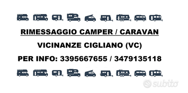 Rimessaggio camper e caravan al coperto