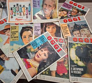 10 riviste Oggi 1962 