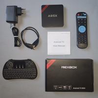 Android box TV + mini tastiera retroilluminata