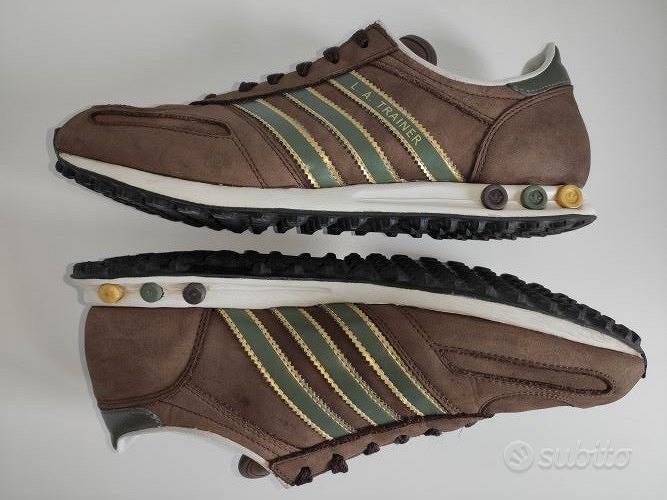 Adidas trainer shop nabuk marrone