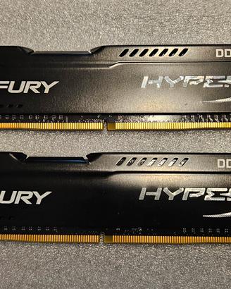 Memoria ram HyperX DDR4 2x4GB  2400MHz CL15