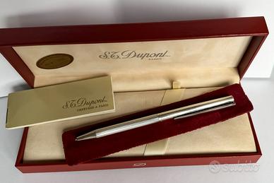 Penna S.T. DUPONT Mecan in ARGENTO vintage 1970