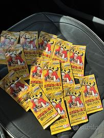 14 bustine Card game One piece op17