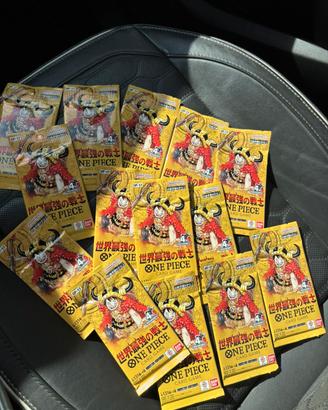 14 bustine Card game One piece op17