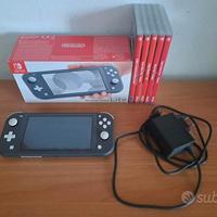 Nintendo switch lite grigia + 5 giochi