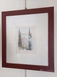 Stampa antica a colori 